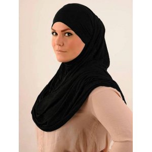 Hijab Maxi Kuwaity schwarz