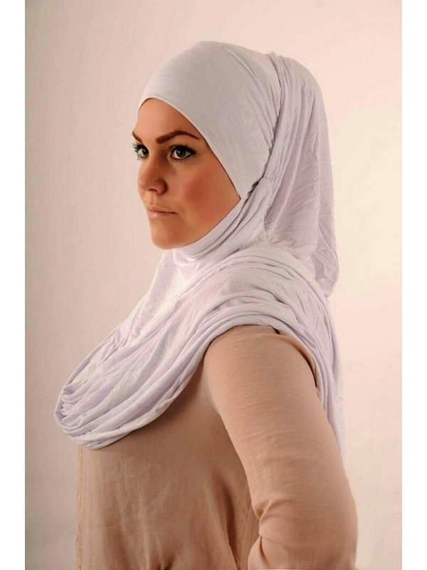 Hijab Maxi Kuwait white